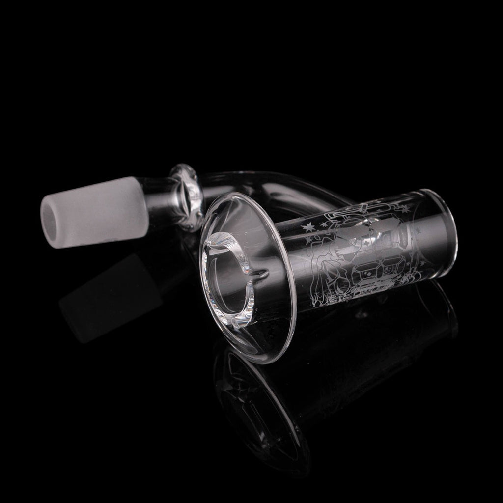 IC Glass - Tahoma Premium Quartz Banger  | 14MM 90D Quartz Banger | with Carb Cap & Terp Ball Grabber | 5 Colors