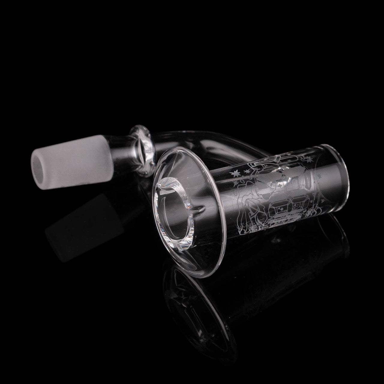 IC Glass - Tahoma Premium Quartz Banger  | 14MM 90D Quartz Banger | with Carb Cap & Terp Ball Grabber | 5 Colors
