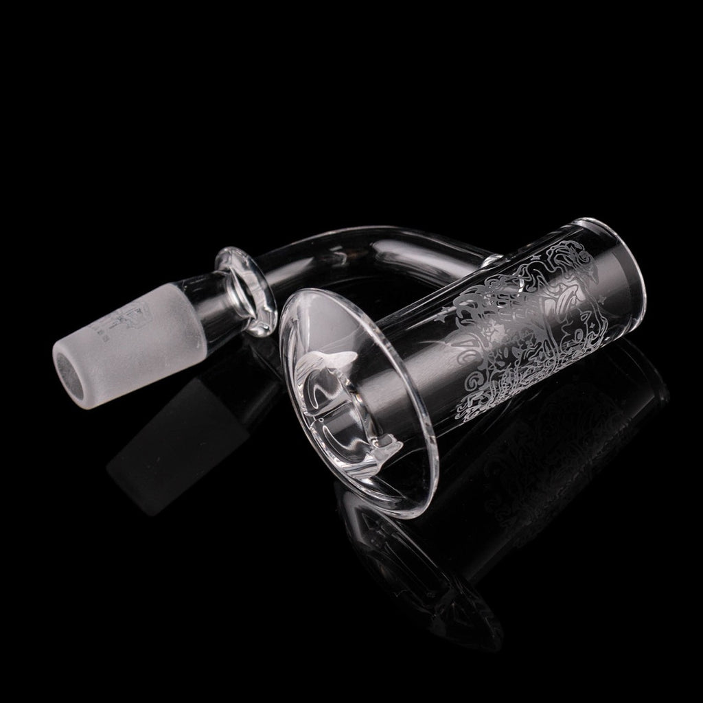 IC Glass - Tahoma Premium Quartz Banger  | 14MM 90D Quartz Banger | with Carb Cap & Terp Ball Grabber | 5 Colors