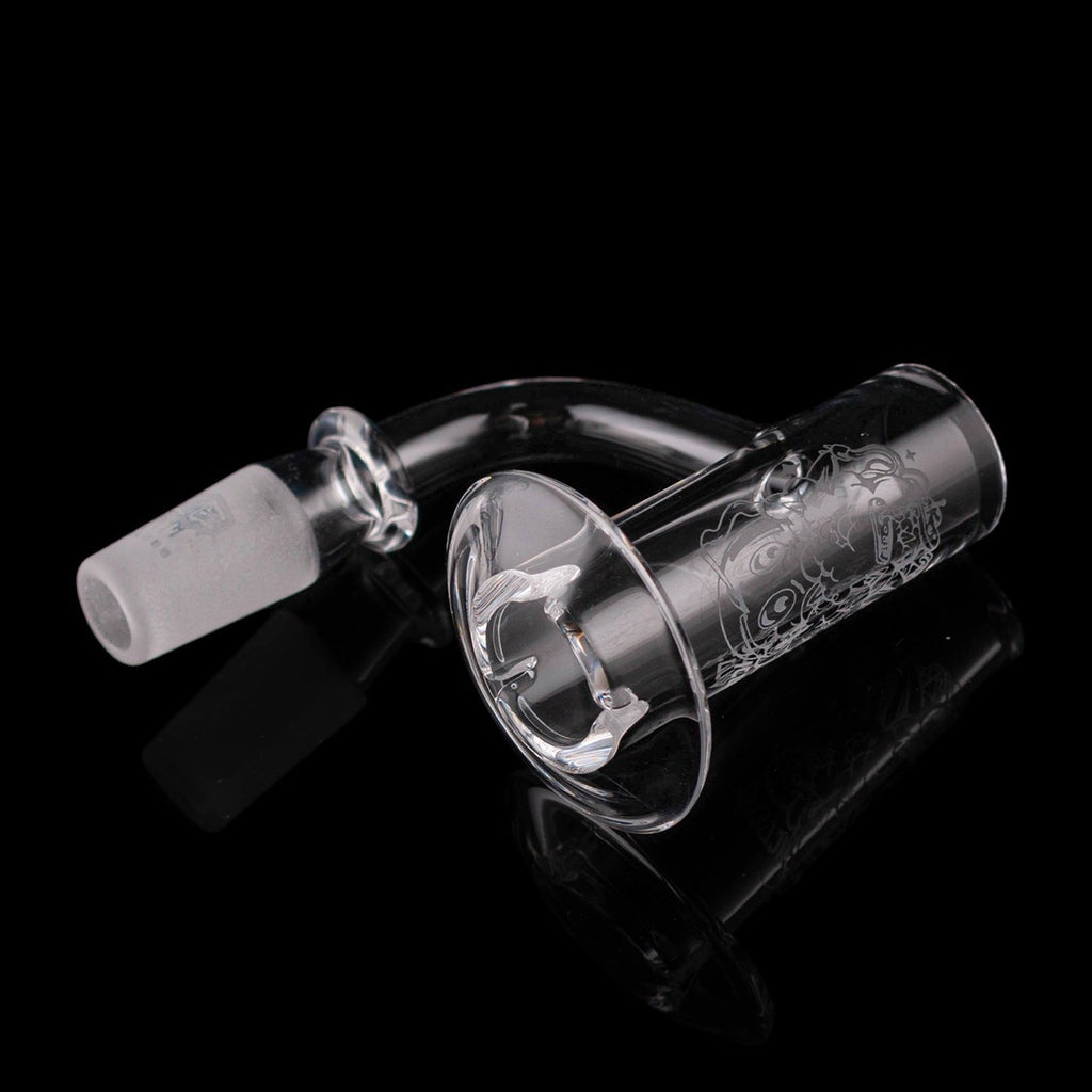 IC Glass - Tahoma Premium Quartz Banger  | 14MM 90D Quartz Banger | with Carb Cap & Terp Ball Grabber | 5 Colors