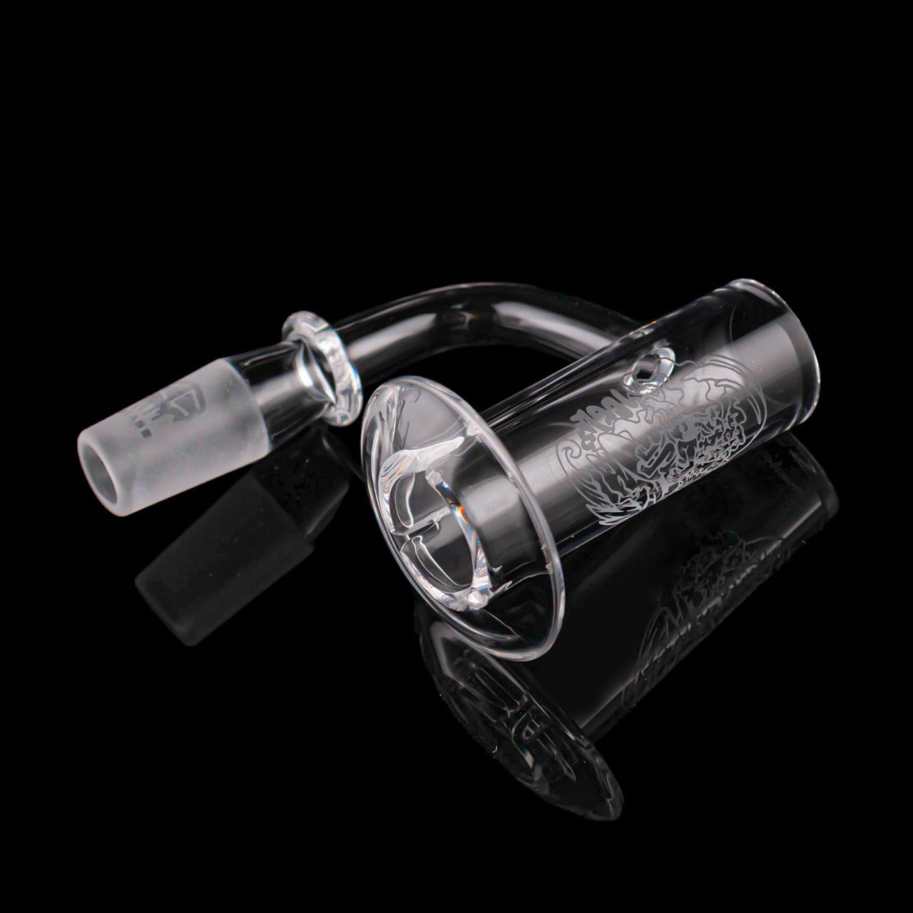 IC Glass - Tahoma Premium Quartz Banger  | 14MM 90D Quartz Banger | with Carb Cap & Terp Ball Grabber | 5 Colors