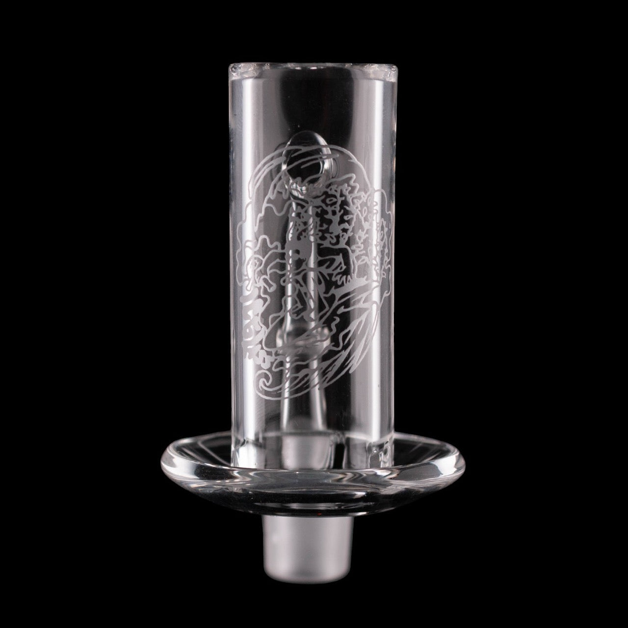 IC Glass - Tahoma Premium Quartz Banger  | 14MM 90D Quartz Banger | with Carb Cap & Terp Ball Grabber | 5 Colors