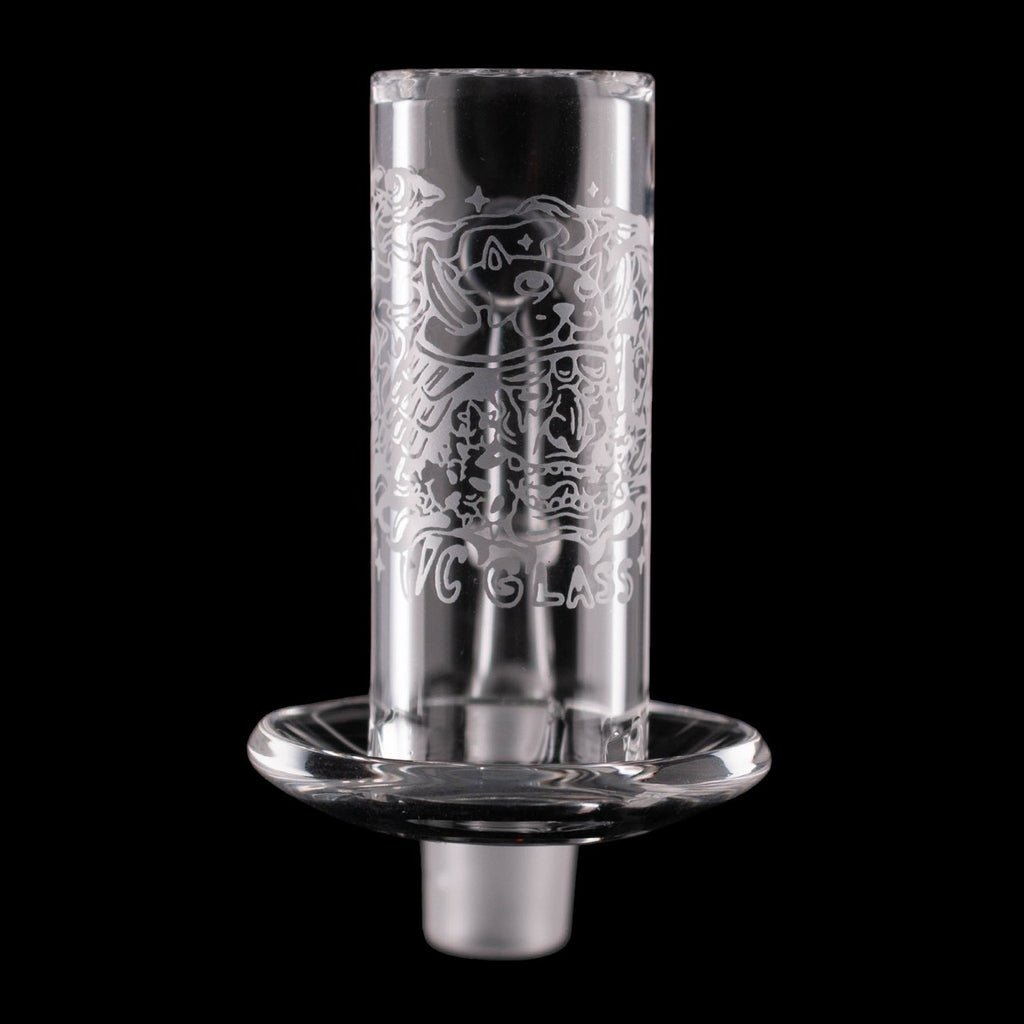 IC Glass - Tahoma Premium Quartz Banger  | 14MM 90D Quartz Banger | with Carb Cap & Terp Ball Grabber | 5 Colors
