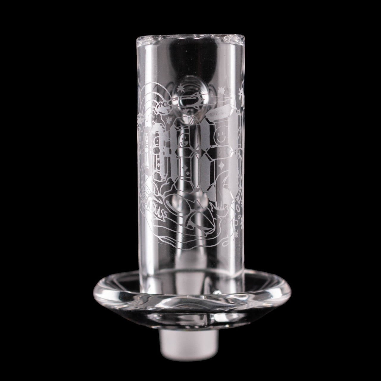 IC Glass - Tahoma Premium Quartz Banger  | 14MM 90D Quartz Banger | with Carb Cap & Terp Ball Grabber | 5 Colors