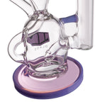 IC GLASS - Recycler with Colored Base and Lip | Premium Smoking Accessories Wholesale