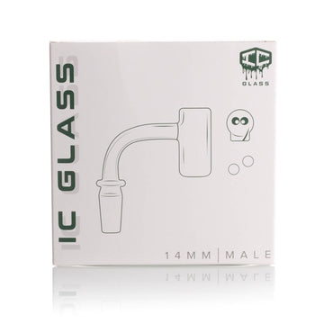 IC GLASS - CHENEGA 14MM Male Banger | includes Carb cap, terp balls and terp balls grabber