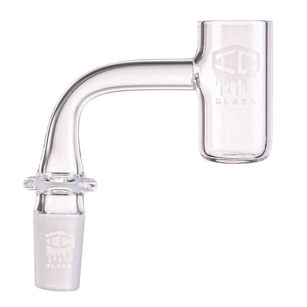 IC Glass - Chenega | 14mm 90D Quartz Banger | Includes Carb Cap, Terp Balls and Terp Balls Grabber | 6 Colors