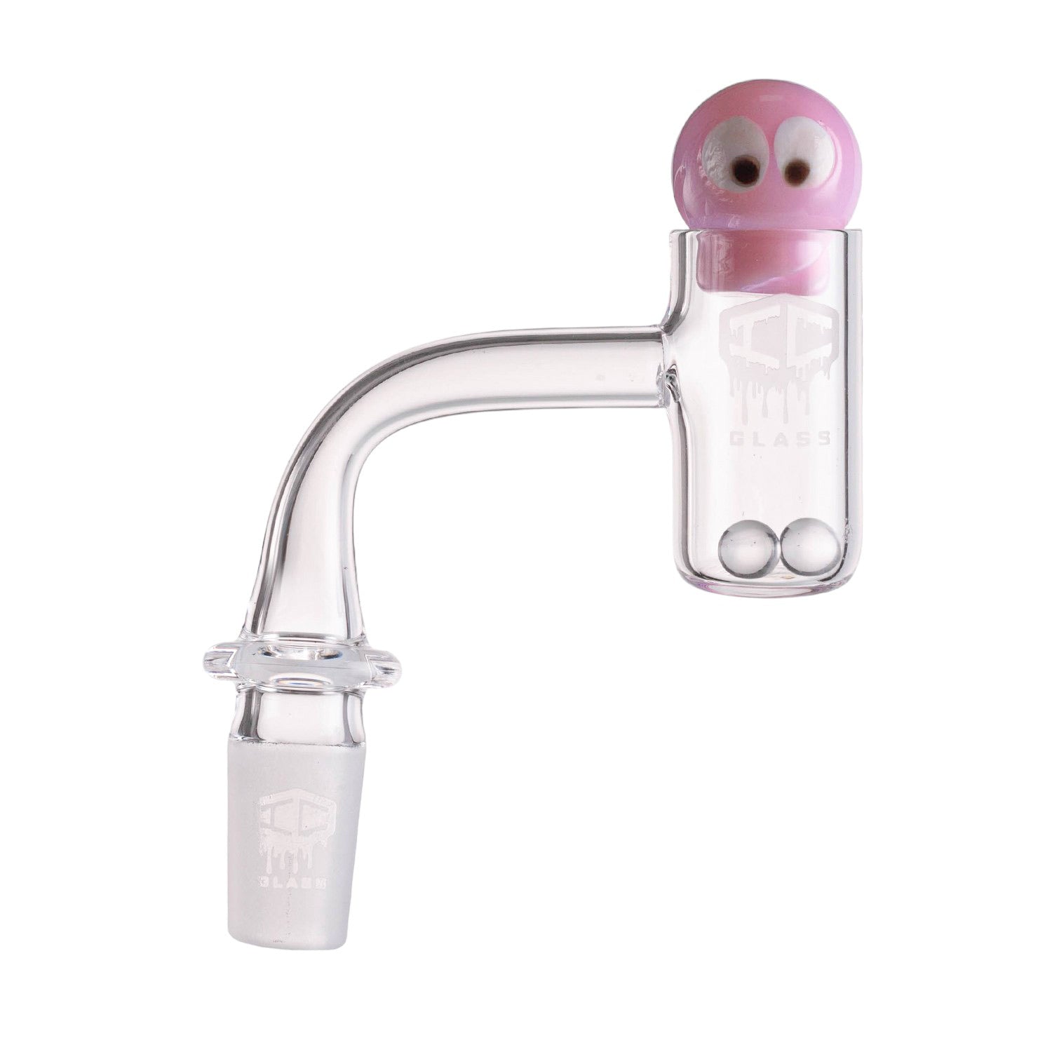 IC Glass - Chenega | 14mm 90D Quartz Banger | Includes Carb Cap, Terp Balls and Terp Balls Grabber | 6 Colors