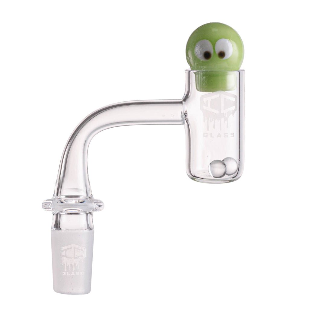 IC Glass - Chenega | 14mm 90D Quartz Banger | Includes Carb Cap, Terp Balls and Terp Balls Grabber | 6 Colors