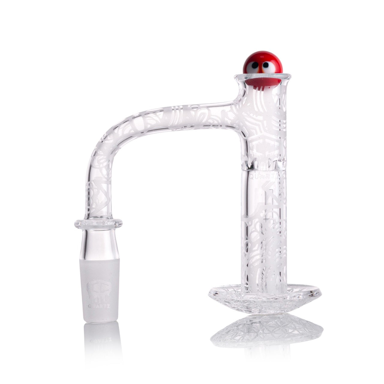 IC Quartz - Mirage | 14mm 90D Fully frosted Banger | Includes Carb Cap, Terp balls | 5 Colors