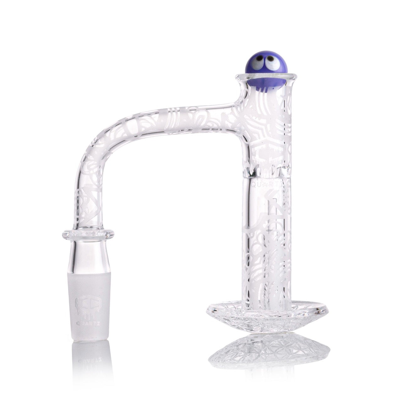 IC Quartz - Mirage | 14mm 90D Fully frosted Banger | Includes Carb Cap, Terp balls | 5 Colors