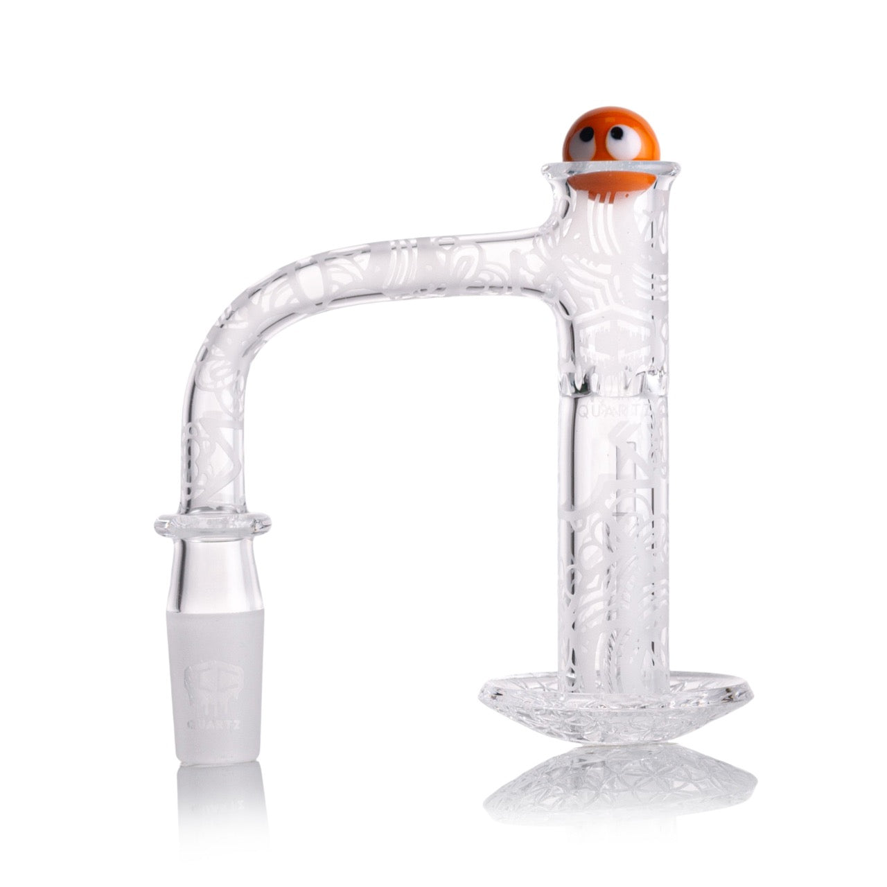 IC Quartz - Mirage | 14mm 90D Fully frosted Banger | Includes Carb Cap, Terp balls | 5 Colors