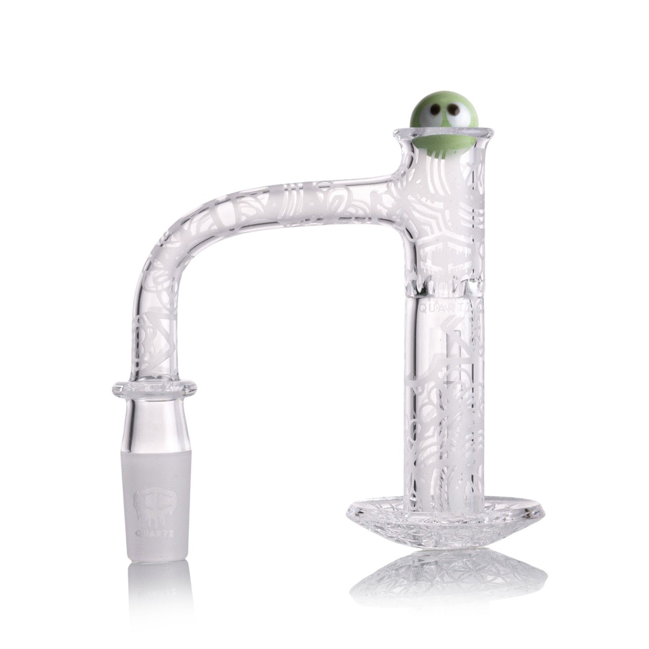 IC Quartz - Mirage | 14mm 90D Fully frosted Banger | Includes Carb Cap, Terp balls | 5 Colors