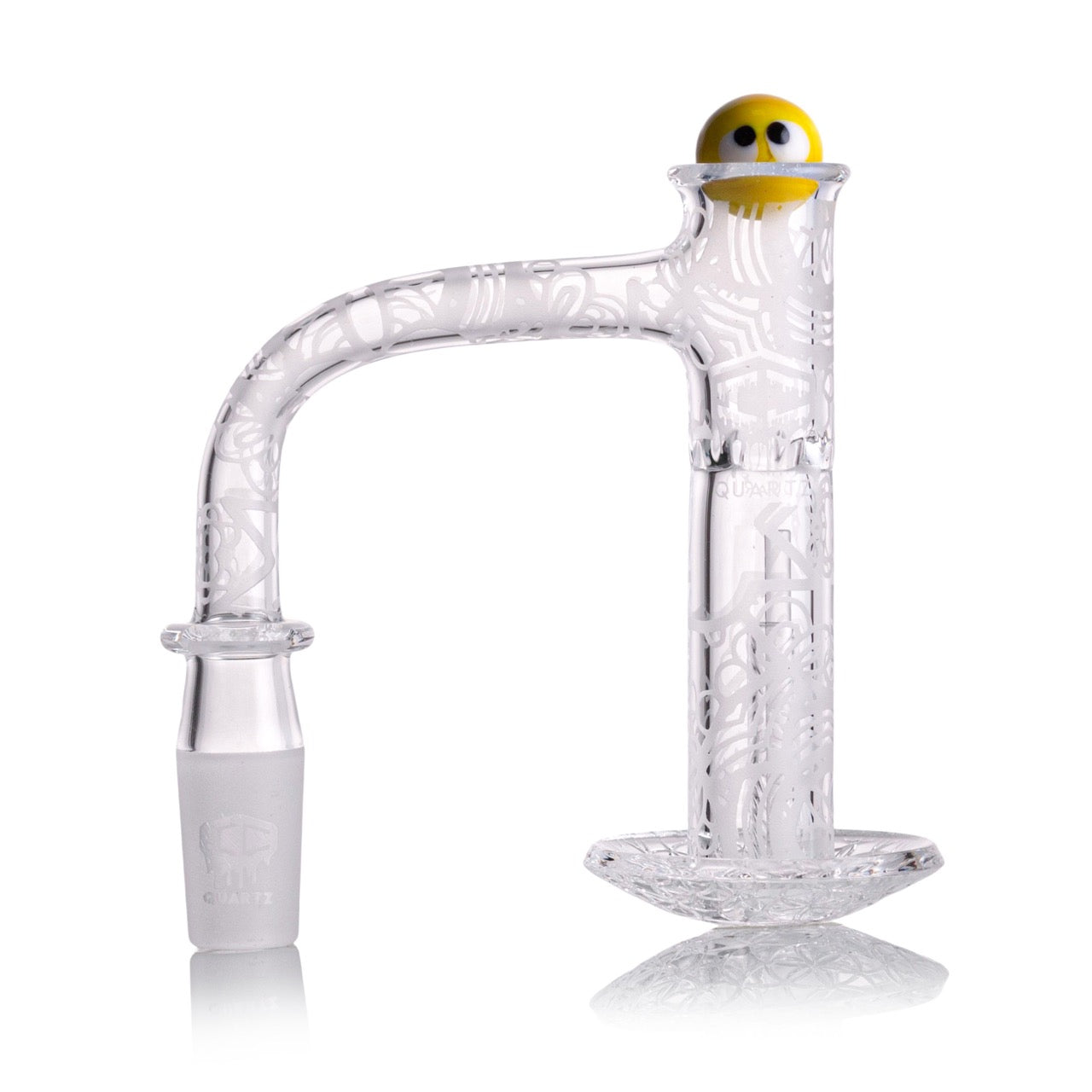 IC Quartz - Mirage | 14mm 90D Fully frosted Banger | Includes Carb Cap, Terp balls | 5 Colors