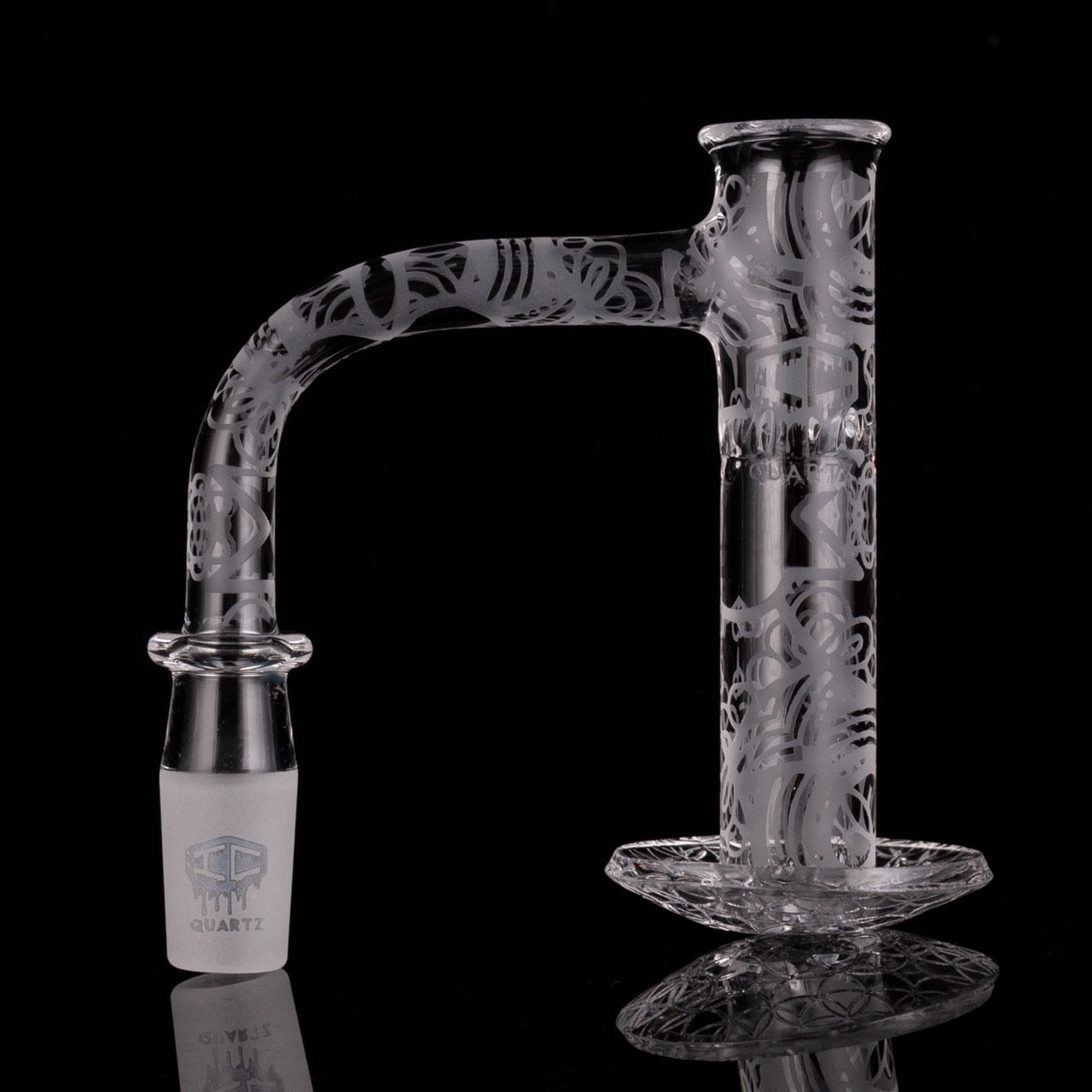 IC Quartz - Mirage | 14mm 90D Fully frosted Banger | Includes Carb Cap, Terp balls | 5 Colors