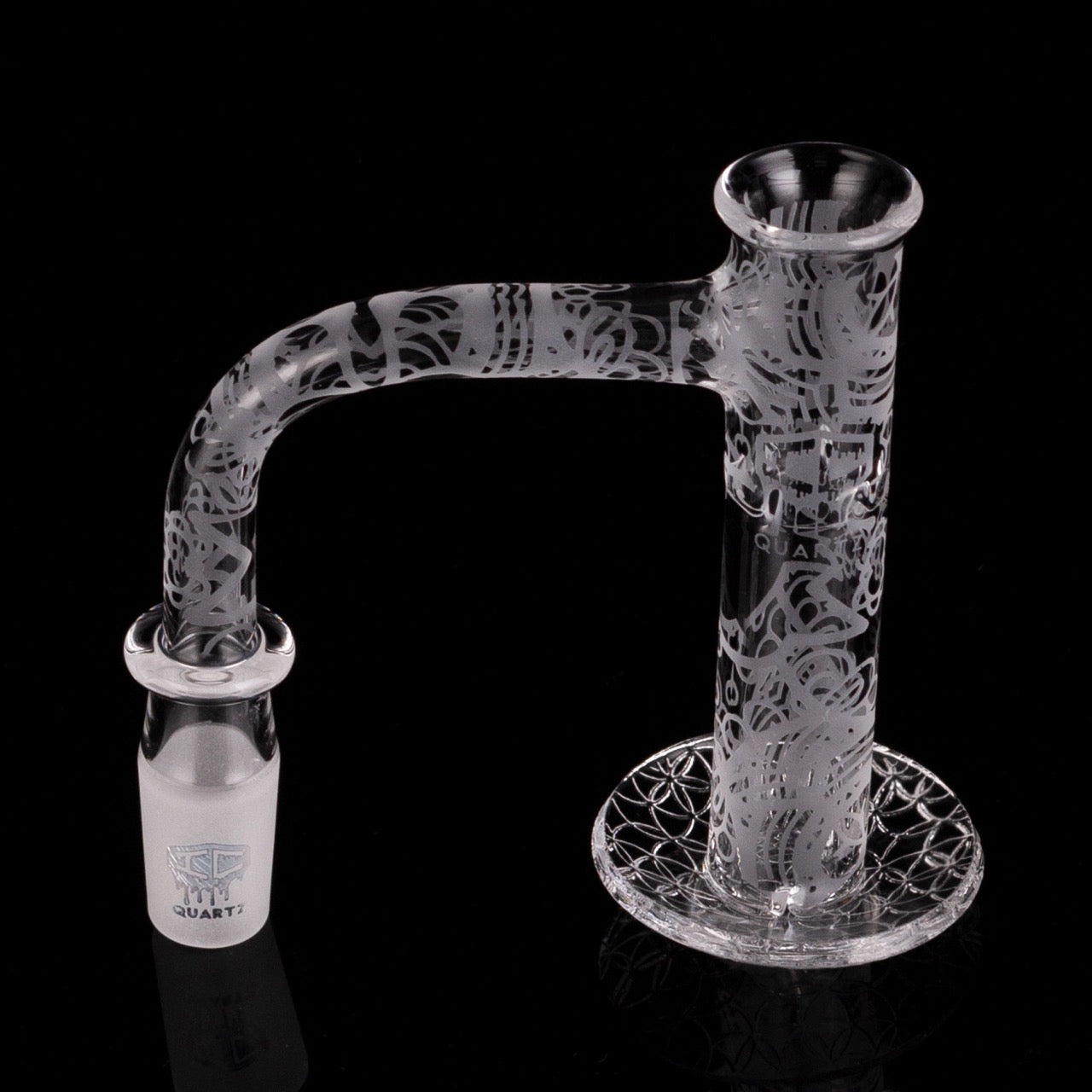 IC Quartz - Mirage | 14mm 90D Fully frosted Banger | Includes Carb Cap, Terp balls | 5 Colors