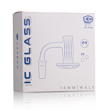 IC GLASS - CARBON | 14MM Male Banger