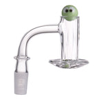 IC Glass - Carbon | 14mm 90D Quartz Banger | Includes Terp Ball Grabber  | 5 Colors