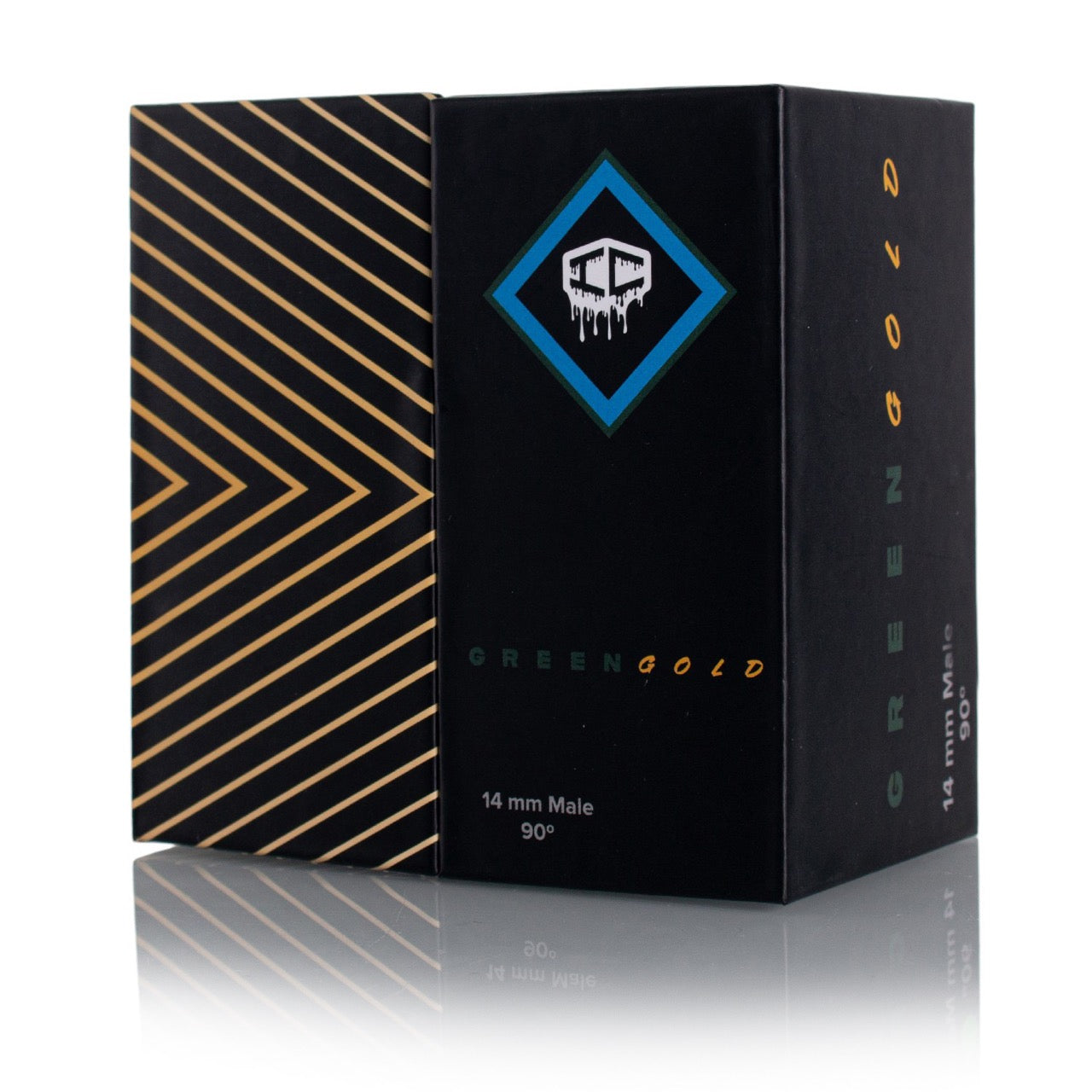 IC Quartz - Greengold | 14mm 90° Banger | Includes Carb Cap, Terp Balls | 6 colors
