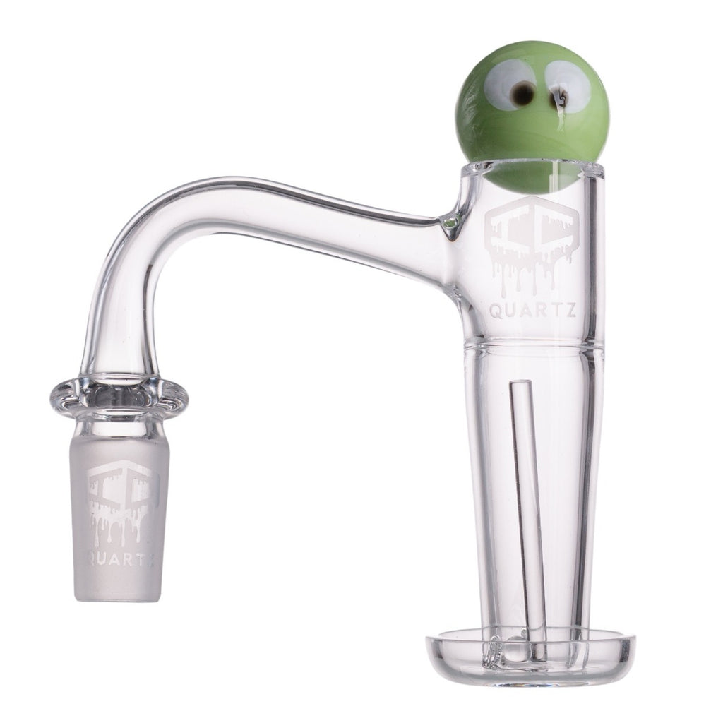 IC Quartz - Greengold | 14mm 90° Banger | Includes Carb Cap, Terp Balls | 6 colors