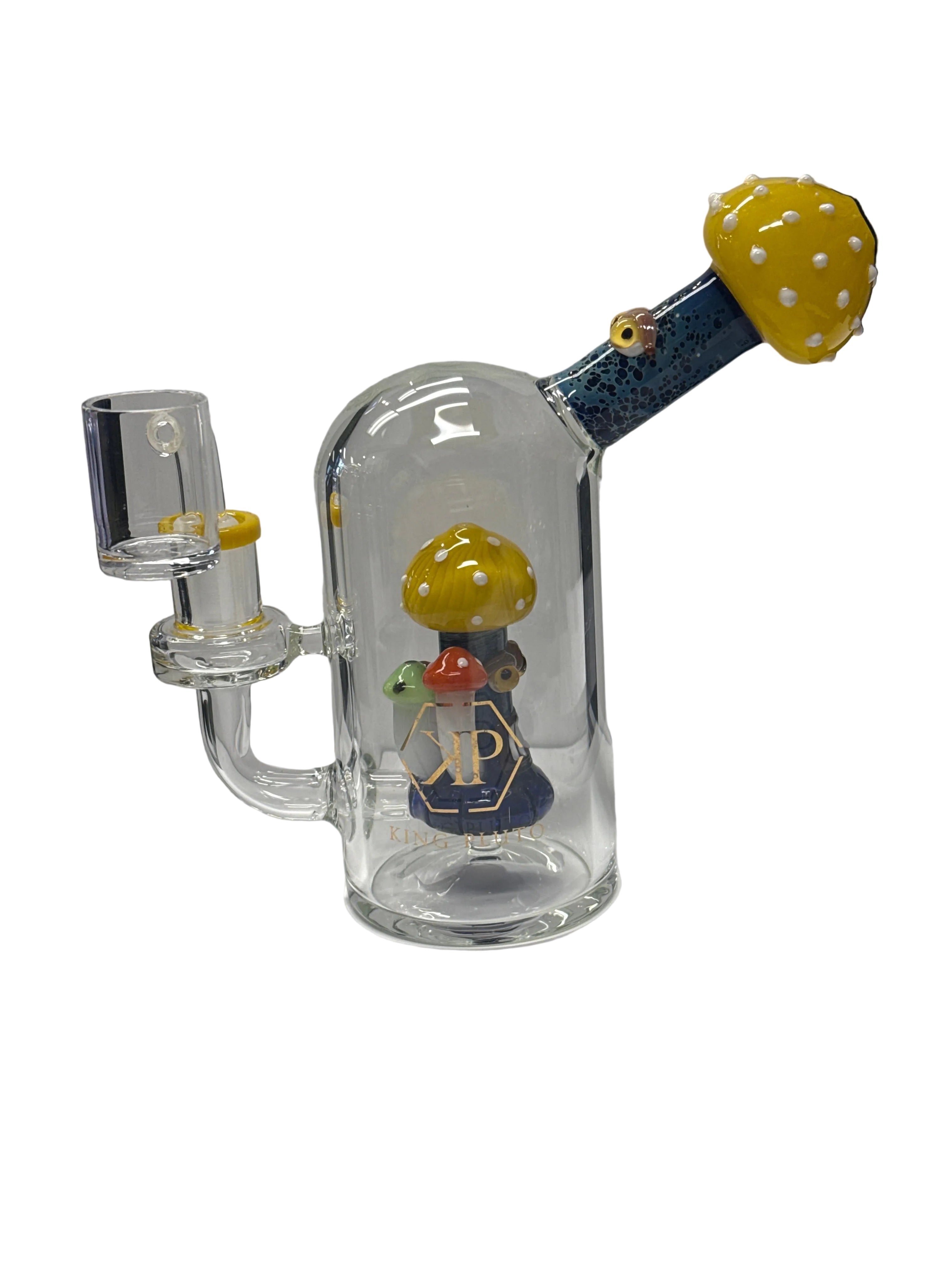 King Pluto's 8" Trippy Mushroom Rig | WP2888 Secondary image