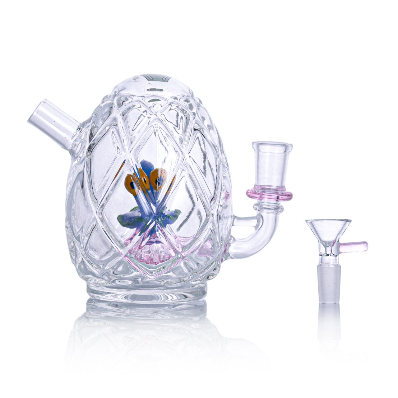 IC GLASS | Pineapple Puff Palace Recycler | ICRI60