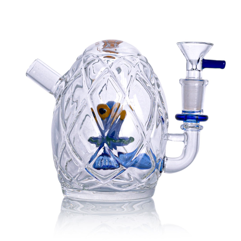 IC GLASS | Pineapple Puff Palace Recycler | ICRI60