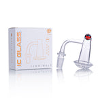 IC Glass - Martin River | 14mm 90D Quartz Banger  | Includes Carb Cap, Terp Balls | 5 Colors