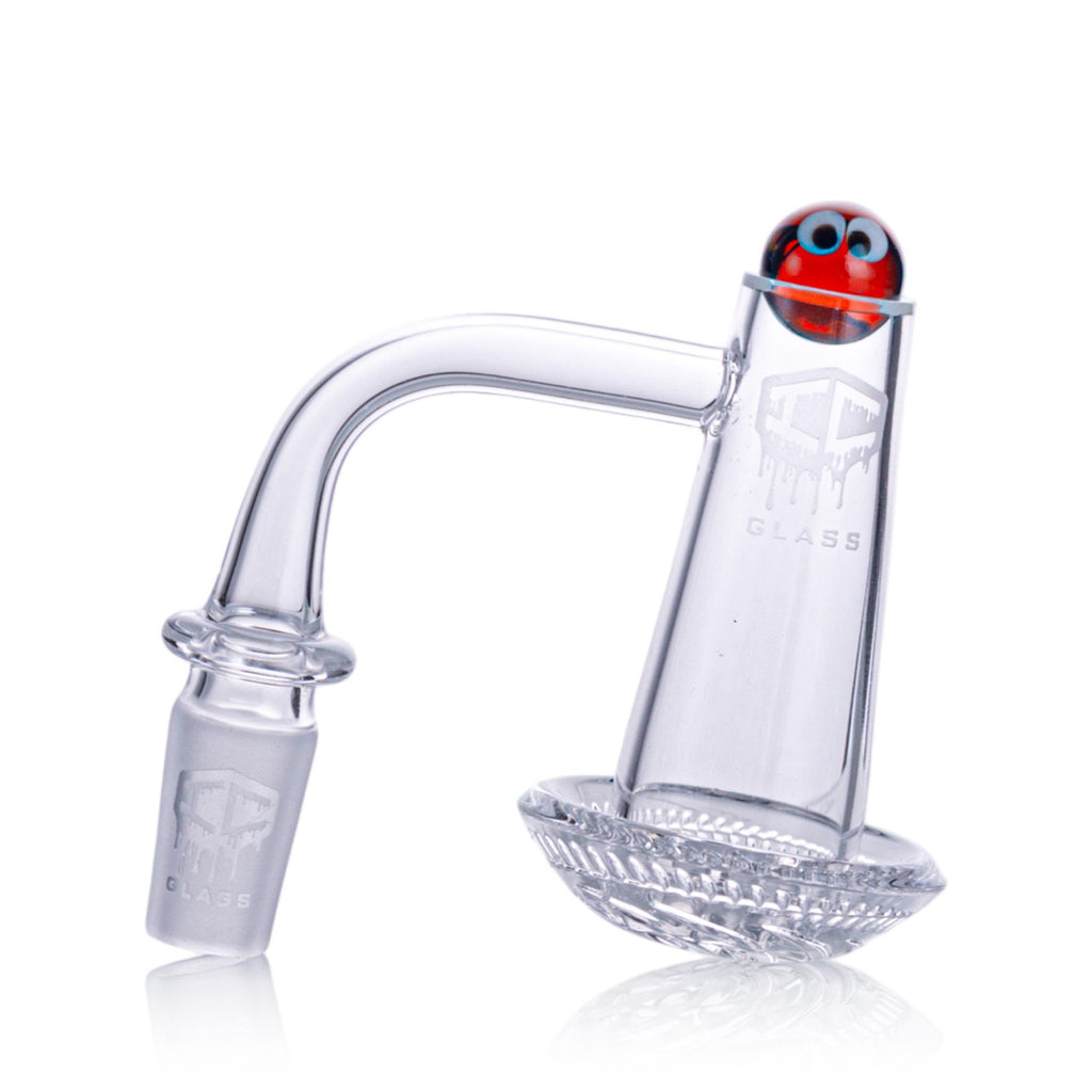 IC Glass - Martin River | 14mm 90D Quartz Banger  | Includes Carb Cap, Terp Balls | 5 Colors