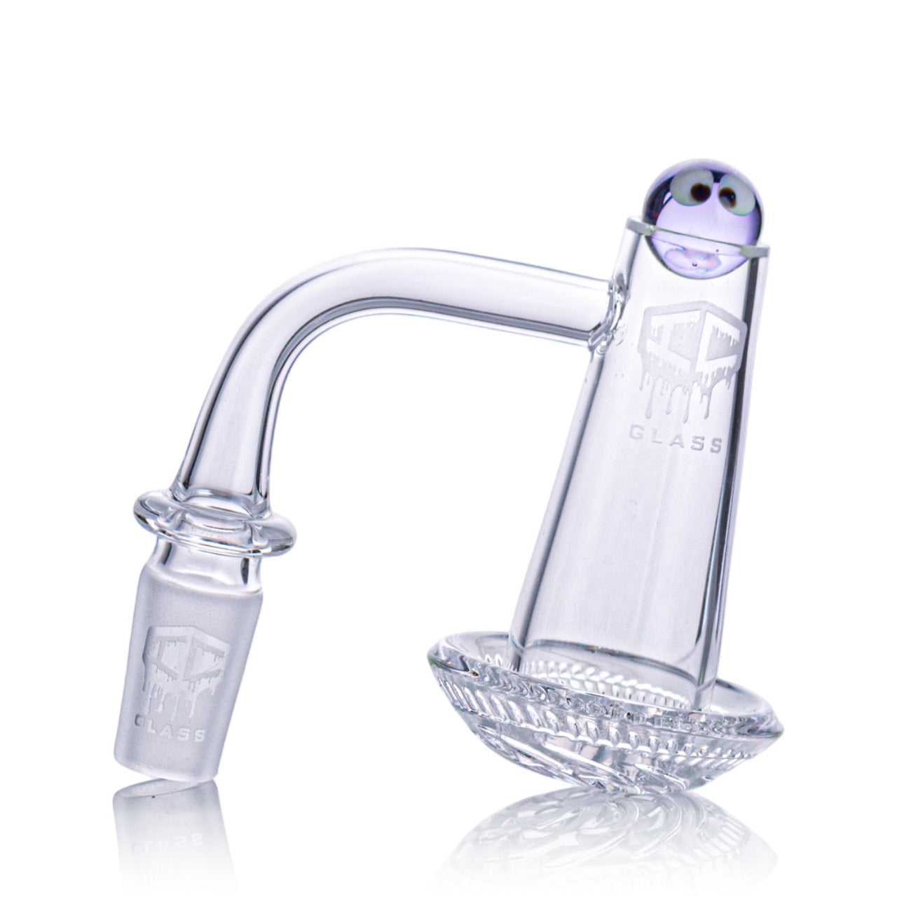 IC Glass - Martin River | 14mm 90D Quartz Banger  | Includes Carb Cap, Terp Balls | 5 Colors