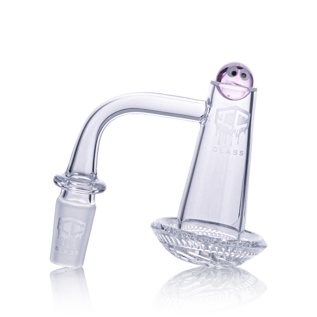 IC Glass - Martin River | 14mm 90D Quartz Banger  | Includes Carb Cap, Terp Balls | 5 Colors