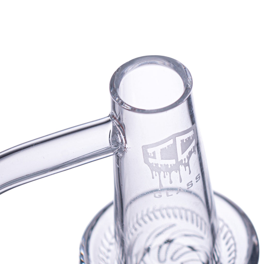 IC Glass - Martin River | 14mm 90D Quartz Banger  | Includes Carb Cap, Terp Balls | 5 Colors