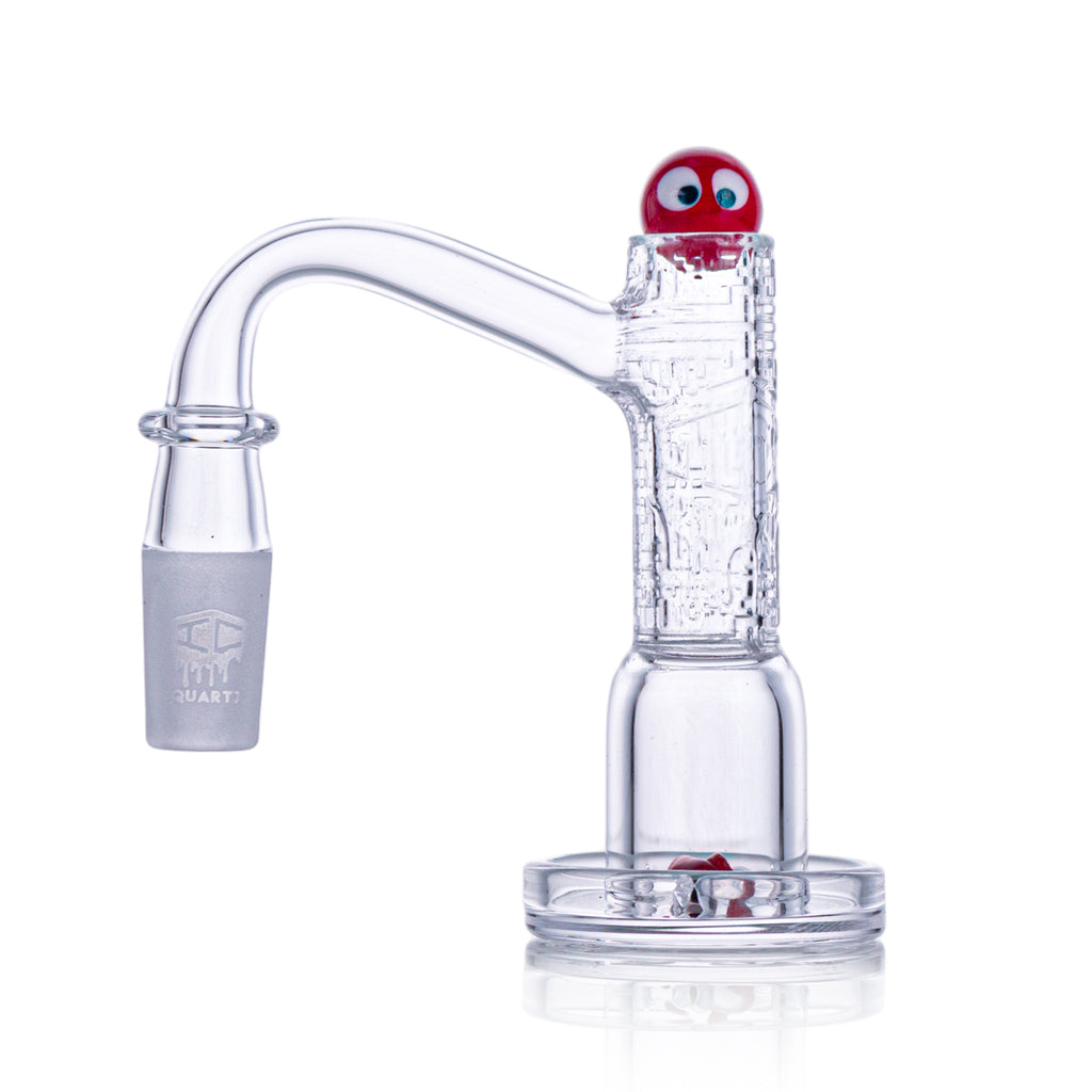 IC Quartz - Highsky | 14mm 90° Banger | Includes Carb Cap, Terp balls | 5 colors