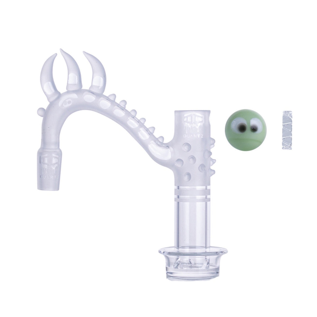 IC Quartz - Blaze | 14mm 90D Banger | Includes Carb Cap, Terp balls  | 5 colors