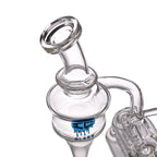 IC Glass Double Chamber with Conical Recycler – Premium Glass Water Pipe (ICRE1044)