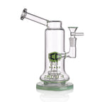 IC GLASS 8" Rig with Matric Perc | Colored Base & Matching Bowl Piece | ICRI1050 | Wholesale Glass Water Pipe