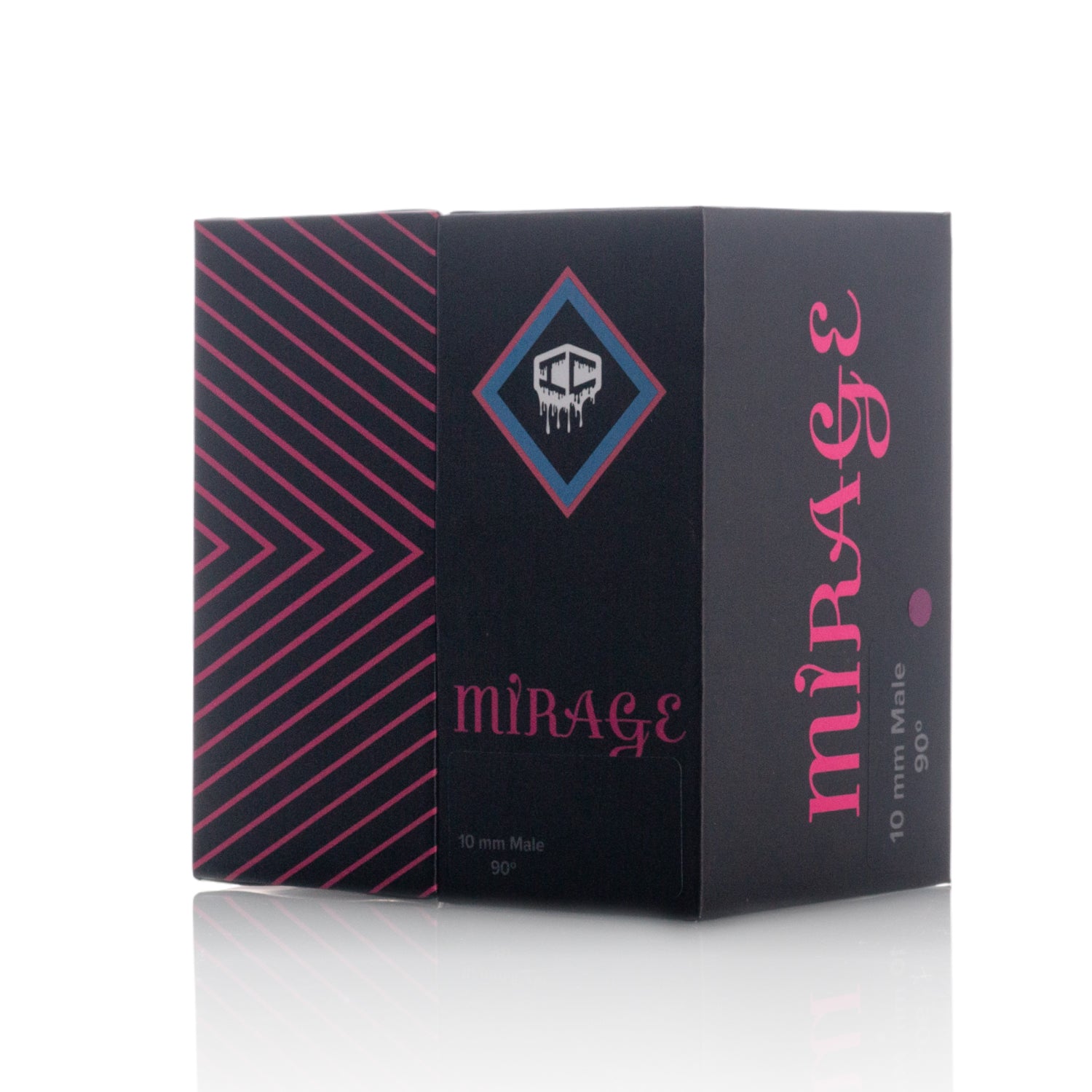 IC Quartz - Mirage | 10mm 90D Banger | Fully frosted Banger| Includes Carb Cap, Terp balls | 5 Colors