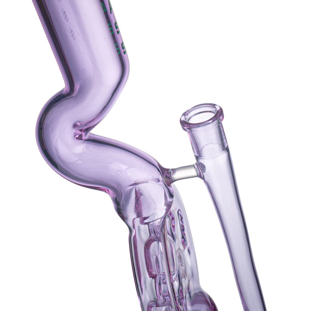 IC Glass 12 Inch Swiss Perc Bong | Straight Shooter Glass Bong