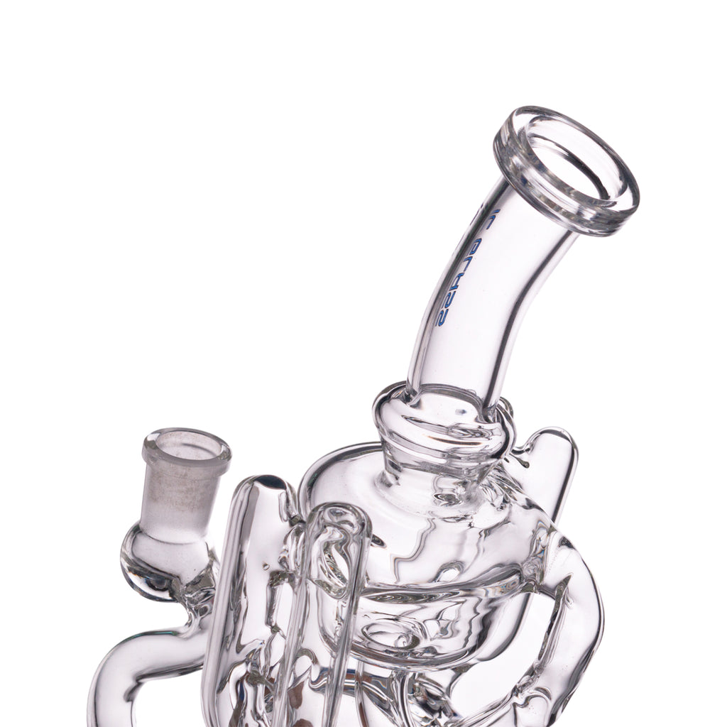 IC Glass Premium Design Recycler Bong with Matrix Perc – High-Quality Glass Water Pipe wholesale distributor (ICRE72)