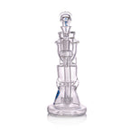 IC GLASS Premium Design Recycler with Drain Function & Matric Perc | ICRE1062 | Wholesale Glass Water Pipe