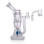 IC GLASS Premium Design Recycler with Drain Function & Matric Perc | ICRE1062 | Wholesale Glass Water Pipe