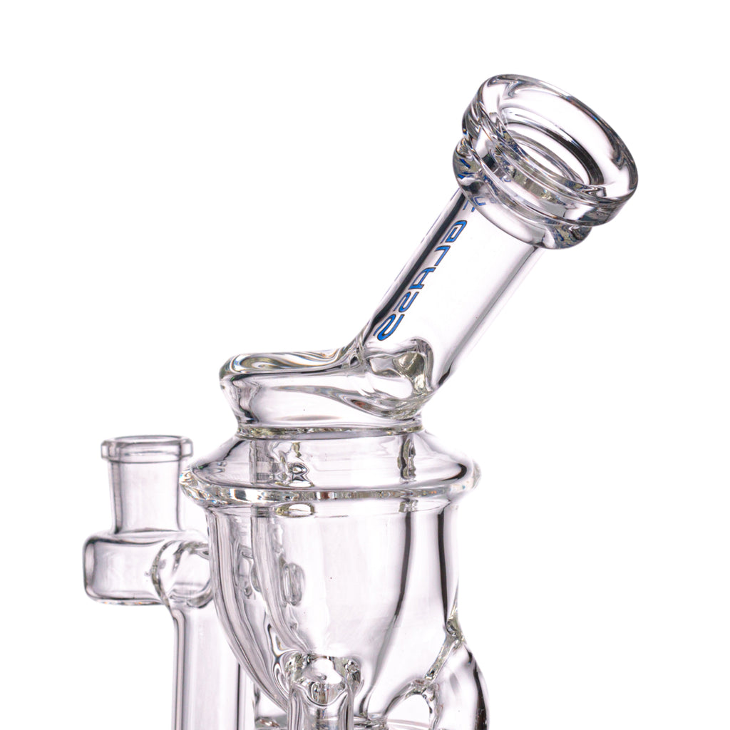 IC GLASS Premium Design Recycler with Drain Function & Matric Perc | ICRE1062 | Wholesale Glass Water Pipe