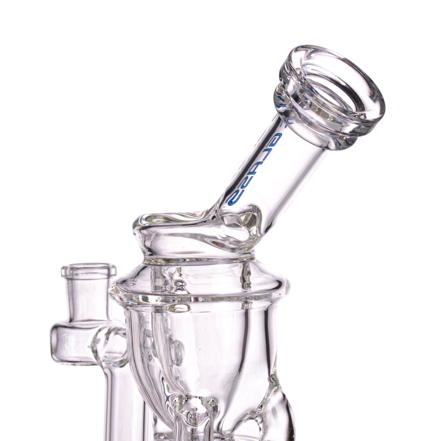 IC GLASS Premium Design Recycler with Drain Function & Matric Perc | ICRE1062 | Wholesale Glass Water Pipe