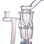 IC GLASS Premium Design Recycler with Drain Function & Matric Perc | ICRE1062 | Wholesale Glass Water Pipe