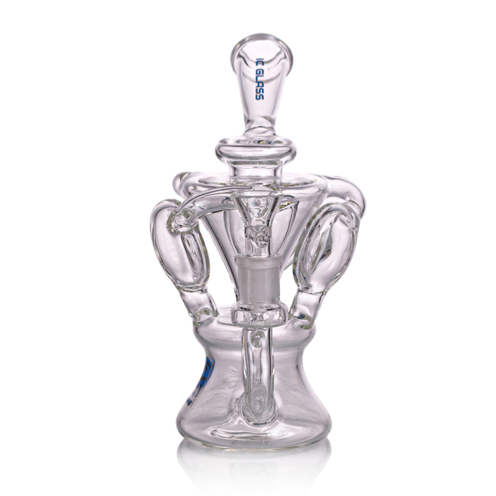 IC Glass Wholesale Premium Recycler Bong  – High-Quality Glass Water Pipe (ICRE1070)