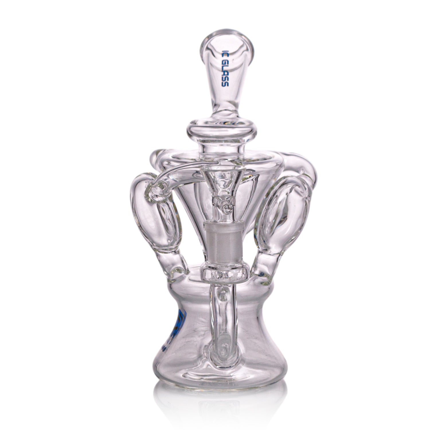 IC Glass Wholesale Premium Recycler Bong  – High-Quality Glass Water Pipe (ICRE1070)