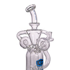 IC GLASS Premium Design Recycler with Side Percs | ICRE1068 | Wholesale Glass Water Pipe