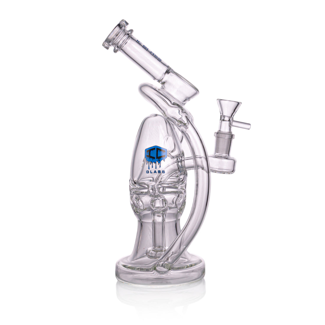 IC Glass Recycler with Fab Egg Perc | Premium Water Pipe | Wholesale Smoking Accessories in California