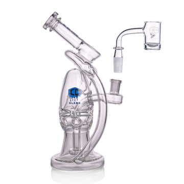 IC Glass Recycler with Fab Egg Perc | Premium Water Pipe | Wholesale Smoking Accessories in California