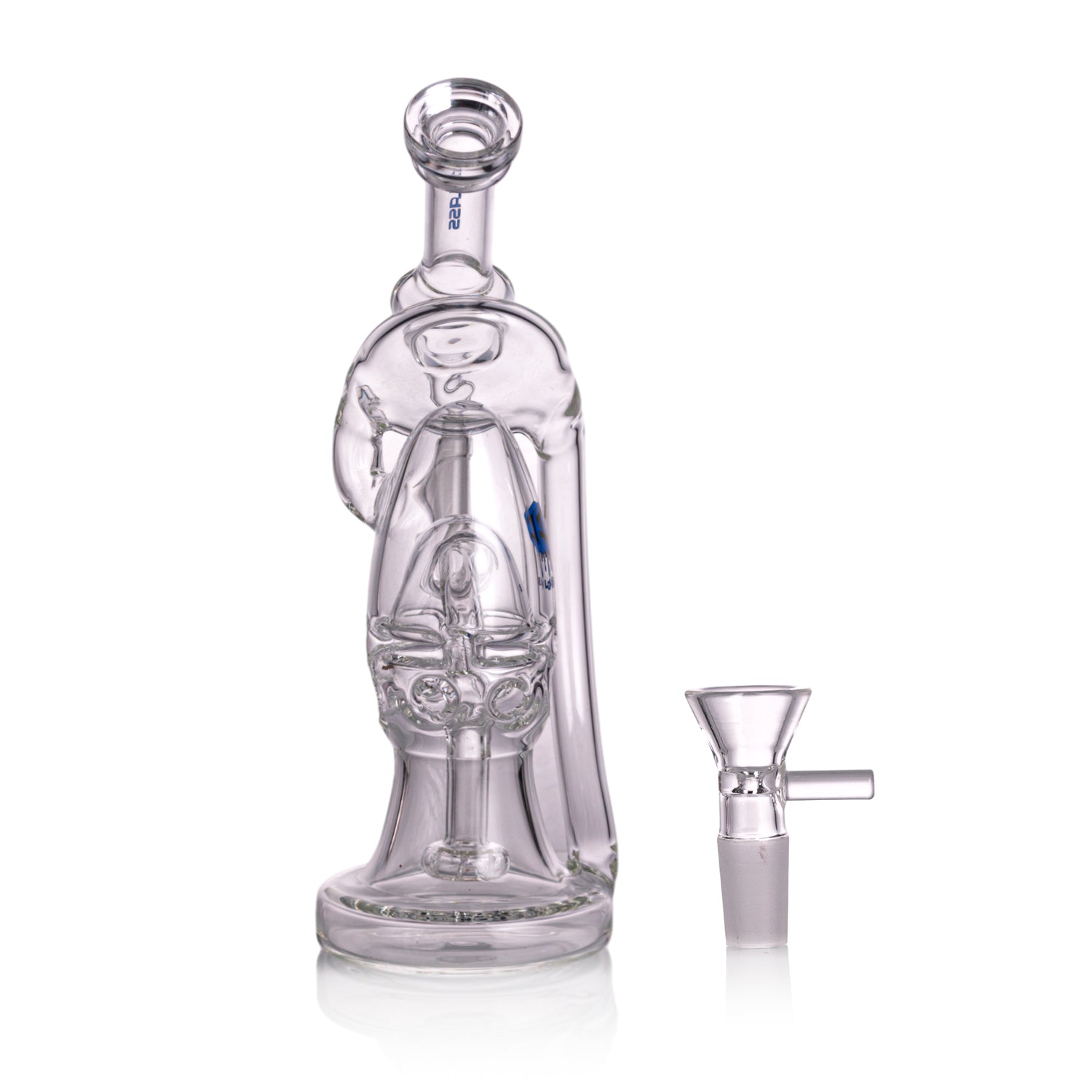 IC Glass Recycler with Fab Egg Perc | Premium Water Pipe | Wholesale Smoking Accessories in California